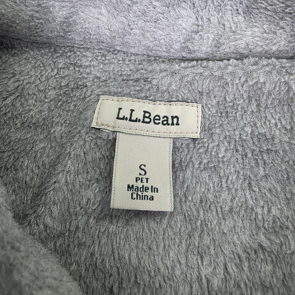 LL Bean Shirt Womens Small Petite Pink Plaid Fleece Lined Button Front Casual - Picture 3 of 16